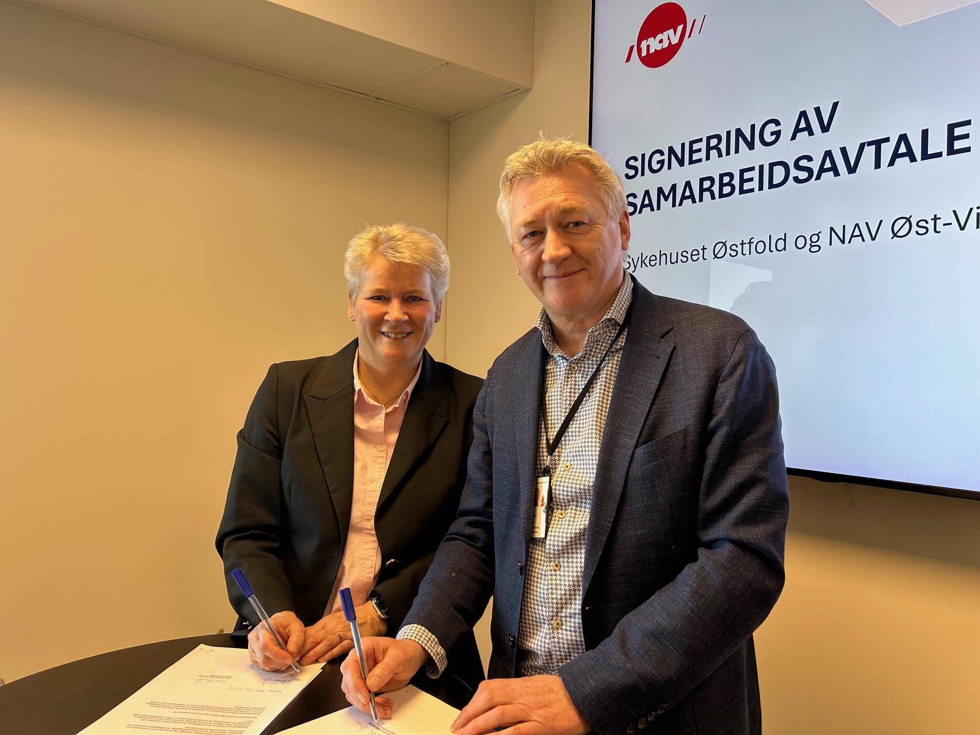 Samarbeidsavtalen ble undertegnet 14. mars i Moss, av Lise Westly og Helge Stene-Johansen