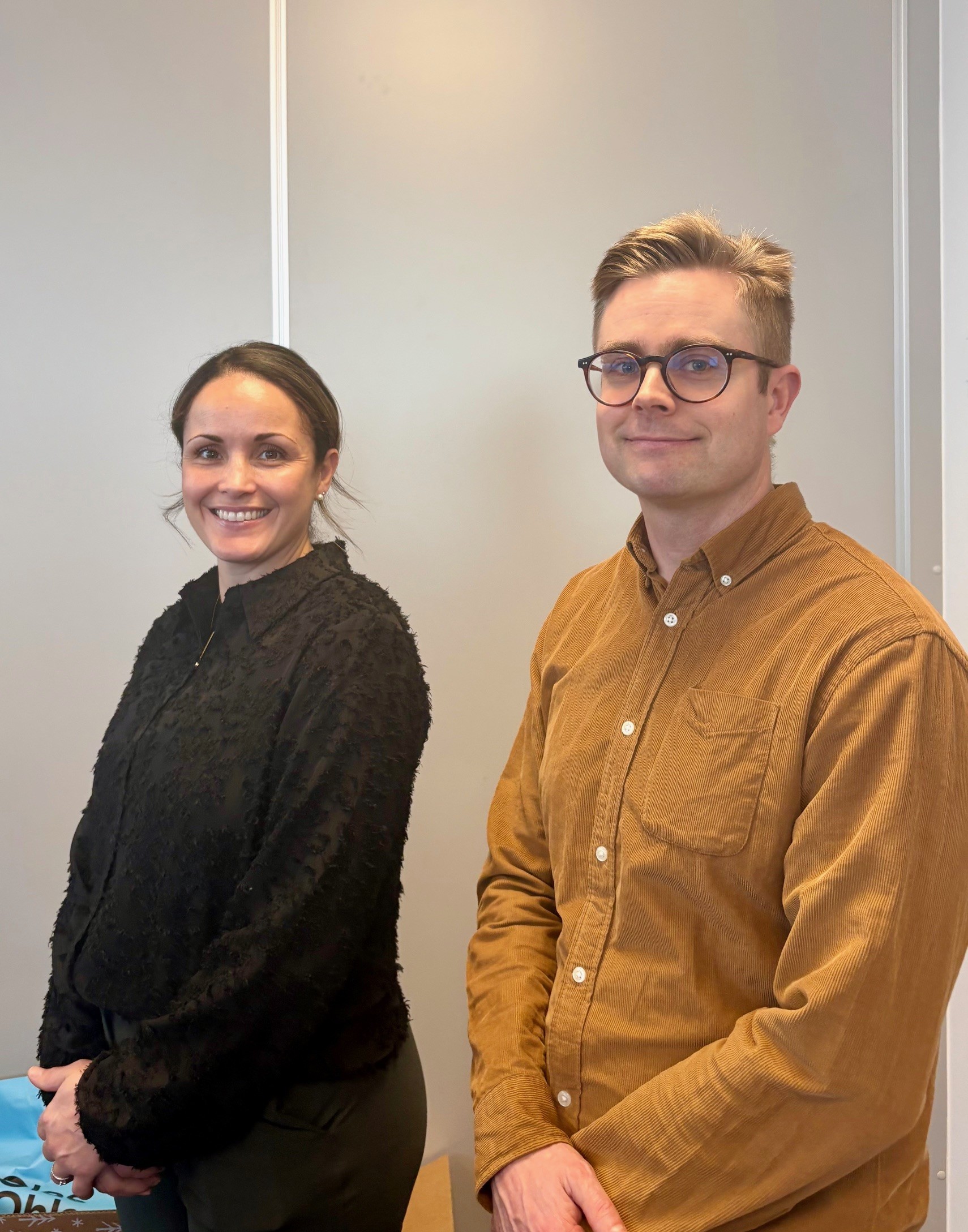 Markedskontakt ved Nav Nordstrand, Camila Nielsen De-Santana, og Simen From, ved Nav Oslos sentrale markedsteam ved Nav arbeidslivssenter Oslo.